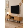 Szafka RTV-22 Drewno Lite Dąb Loft Lakier Rozmiary od 100 cm do 200 cm PREMIUM